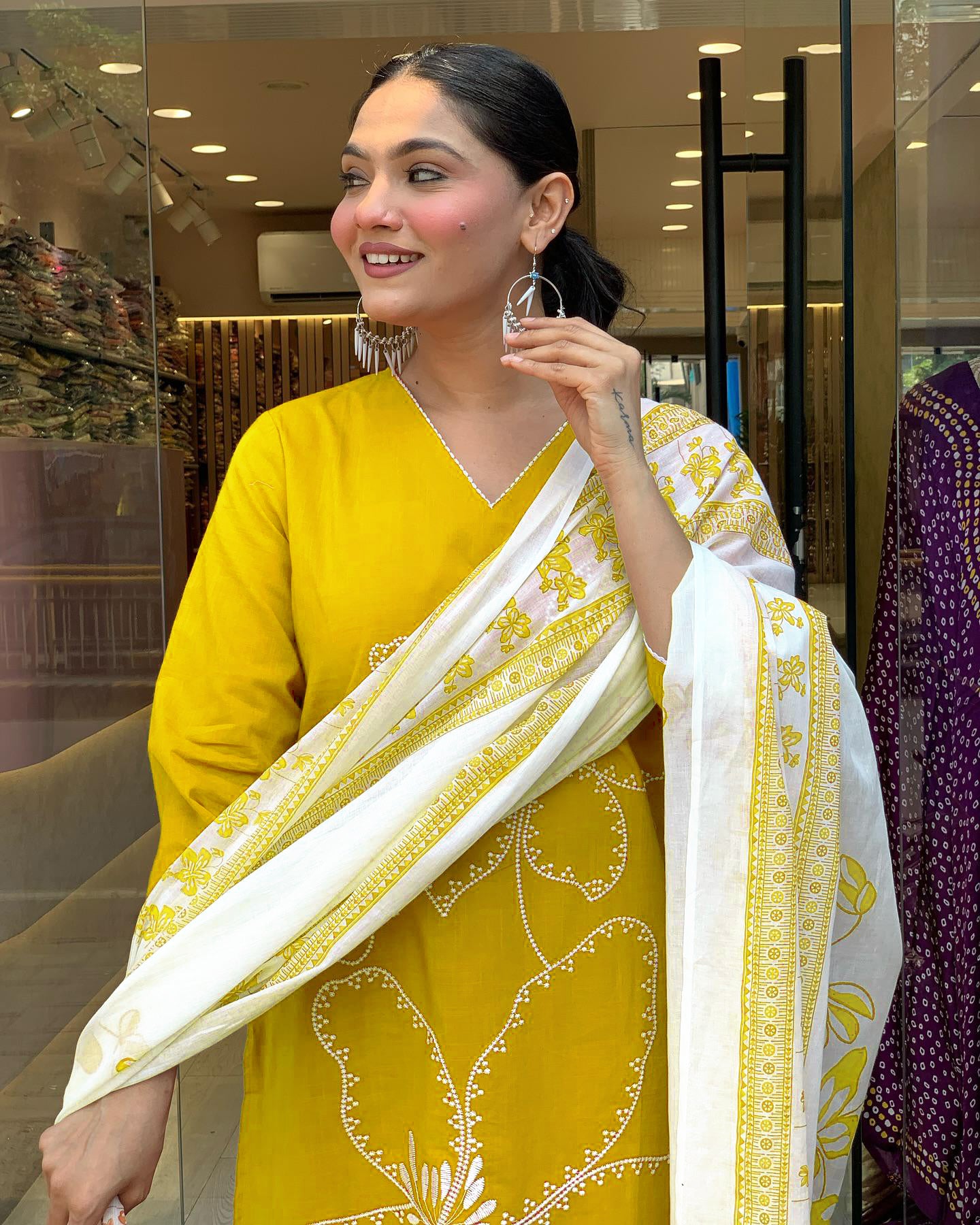 Designer Kurti Set