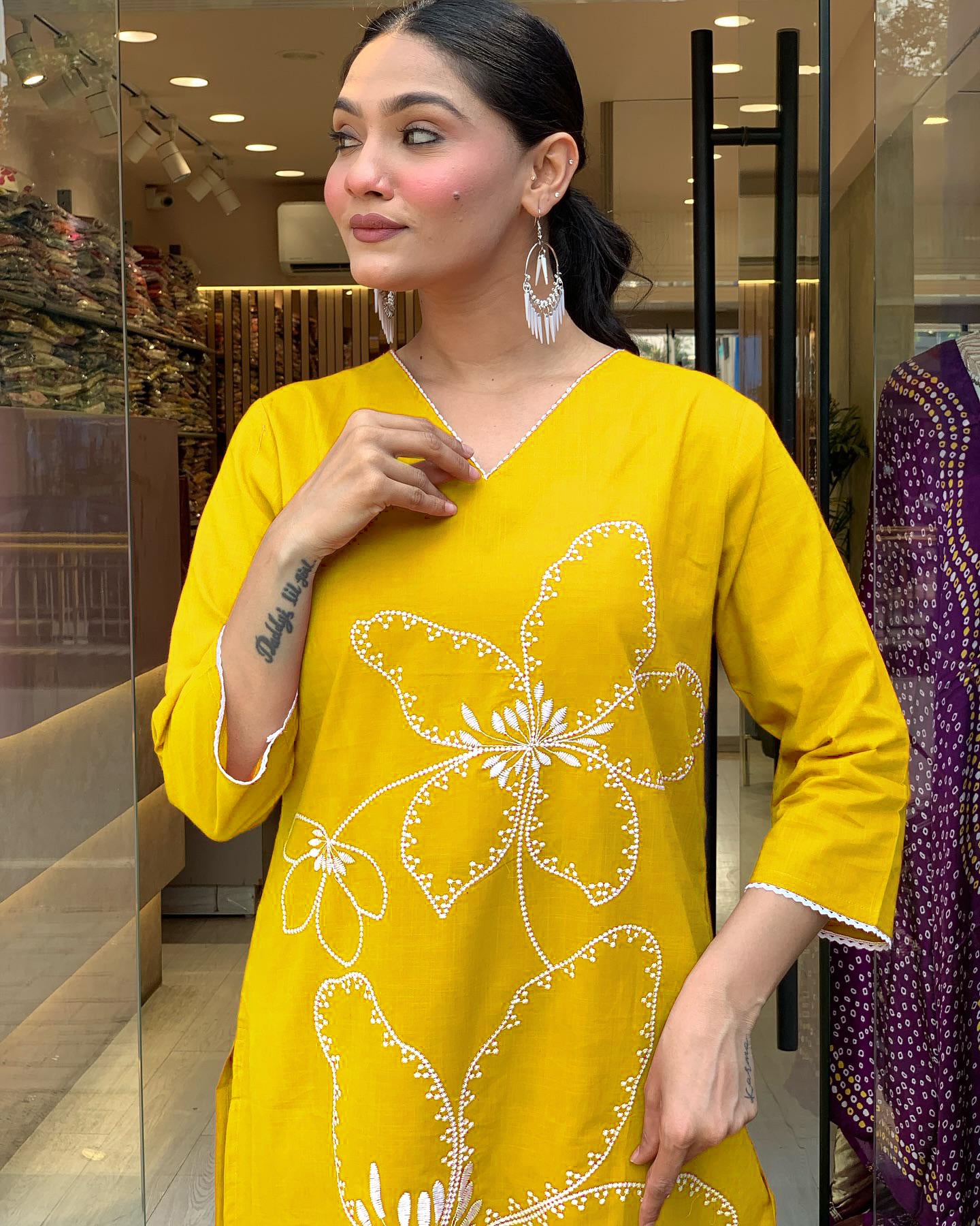 Designer Kurti Set
